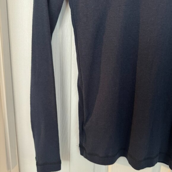 NWOT, Gap The Bowery Long Sleeve Crewneck T-Shirt, Navy Blue, Size M - Picture 12 of 15